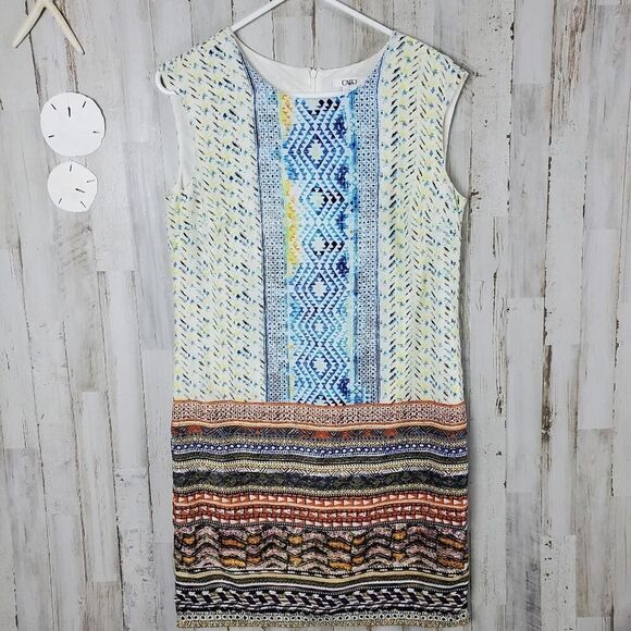 Cato Shift Sleeveless Dress Multicolored Size Small - Picture 1 of 11